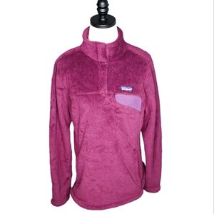 Patagonia Re-Tool Snap Mockneck 1/4 Y2K Unisex Gorp Outdoors Granola Med